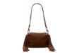 Chabo Bags Schoudertasje Small Suede Stormy Fringes Cacao