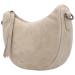 Hide & Stitches Suède Moon Bag Schoudertas Brazos Zand
