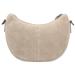 Hide & Stitches Suède Moon Bag Schoudertas Brazos Zand