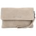 Hide & Stitches Suède Clutch/Schoudertas Brazos Zand