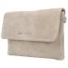 Hide & Stitches Suède Clutch/Schoudertas Brazos Zand