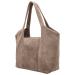 Hide & Stitches Suède Shopper/Handtas Brazos Taupe