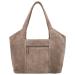 Hide & Stitches Suède Shopper/Handtas Brazos Taupe