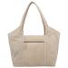 Hide & Stitches Suède Shopper/Handtas Brazos Zand