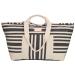 Zebra Strandtas Richelle Zwart-Wit