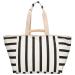 Zebra Trends Strandtas Richelle Gestreept Zwart-Wit