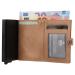 Hide & Stitches Portemonnee Porto met Safety Wallet RFID Taupe