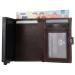 Hide & Stitches Portemonnee Porto met Safety Wallet RFID Donker Bruin