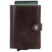 Hide & Stitches Portemonnee Porto met Safety Wallet RFID Donker Bruin