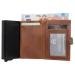 Hide & Stitches Portemonnee Porto met Safety Wallet RFID Bruin