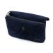 Bear Design Etui Portemonnee Pietje Suède Blauw