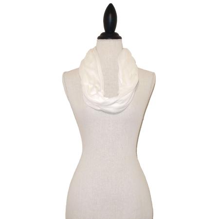 Gebroken Witte Tricot Colsjaal
