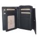 Chesterfield RFID Portemonnee met Drukknoop Zwart