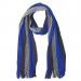 Gebreide Winter Sjaal Grijs / Blauw-0
