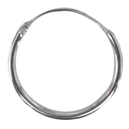 Oorring Hoops Echt Zilver 14mm