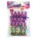 Loom Band Kit Set met 600 Elastiekjes, Haaknaald, 12 S-Clips en een Loom Bord