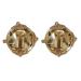 Oorclips Goud Bewerkt