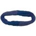 Gebreide Winter Colsjaal Gestreept Donker Blauw Tinten