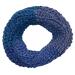 Gebreide Winter Colsjaal Gestreept Donker Blauw Tinten