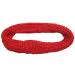 Gebreide Winter Colsjaal met Glinsterende Pailletten Rood
